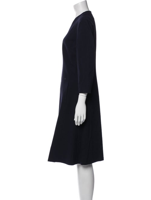 Lafayette 148 V-Neck Knee-Length Dress