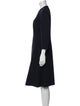 Lafayette 148 V-Neck Knee-Length Dress