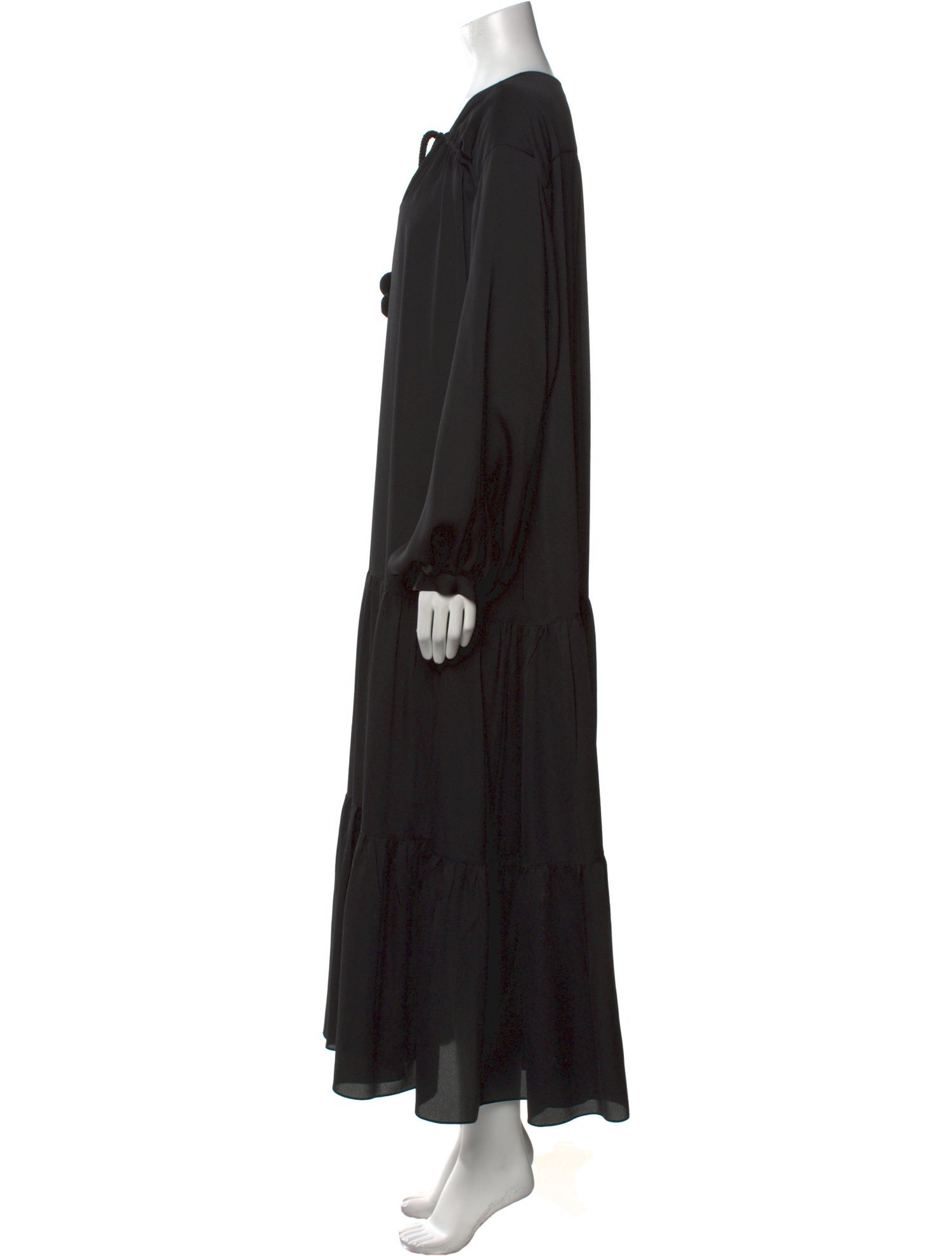 Lafayette 148 V-Neck Long Dress