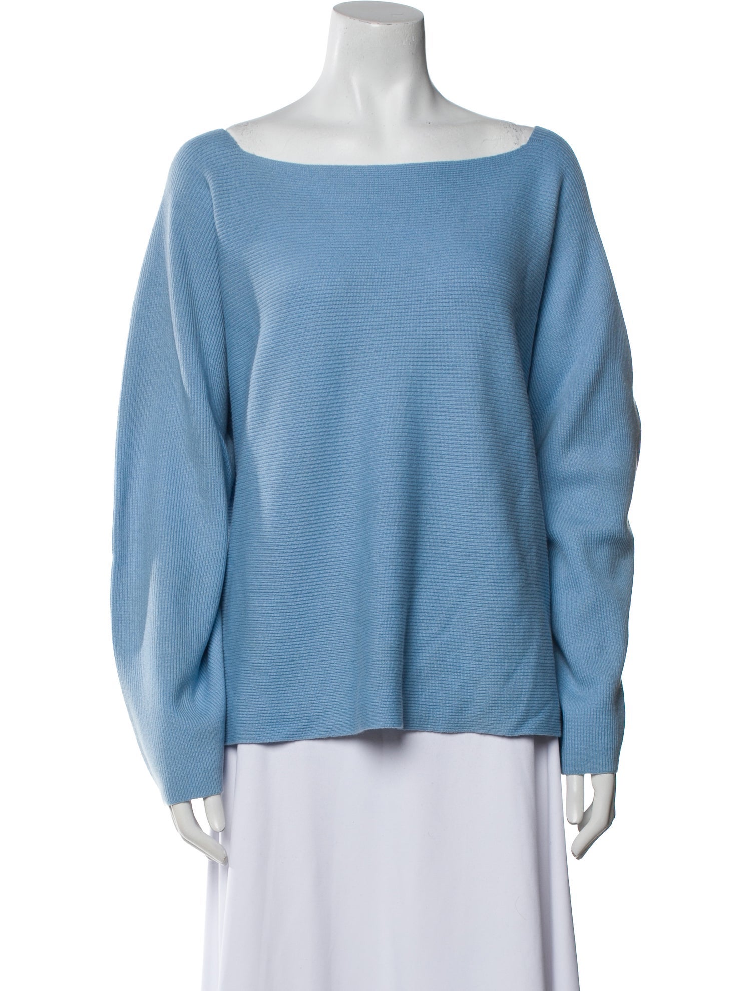 Lafayette 148 Cashmere Bateau Neckline Sweater