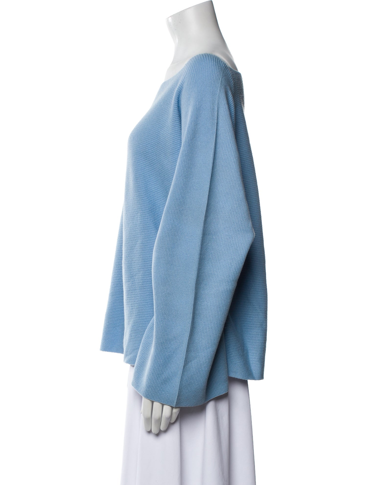 Lafayette 148 Cashmere Bateau Neckline Sweater