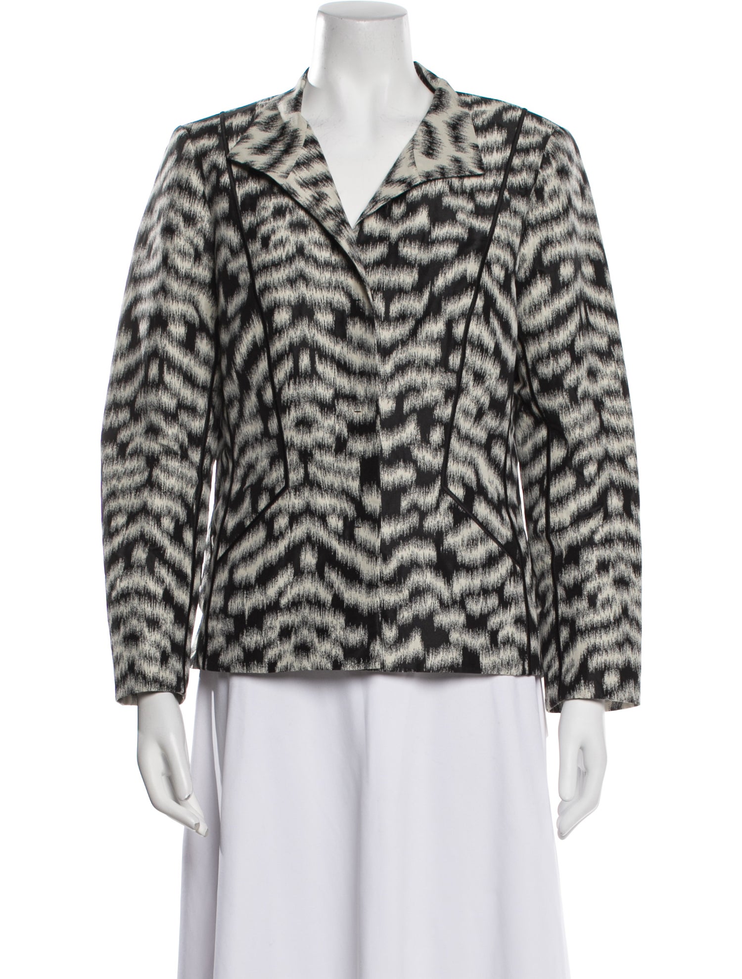 Lafayette 148 Animal Print Blazer