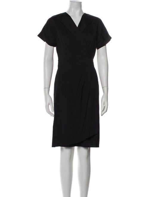 Lafayette 148 V-Neck Knee-Length Dress