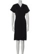 Lafayette 148 V-Neck Knee-Length Dress