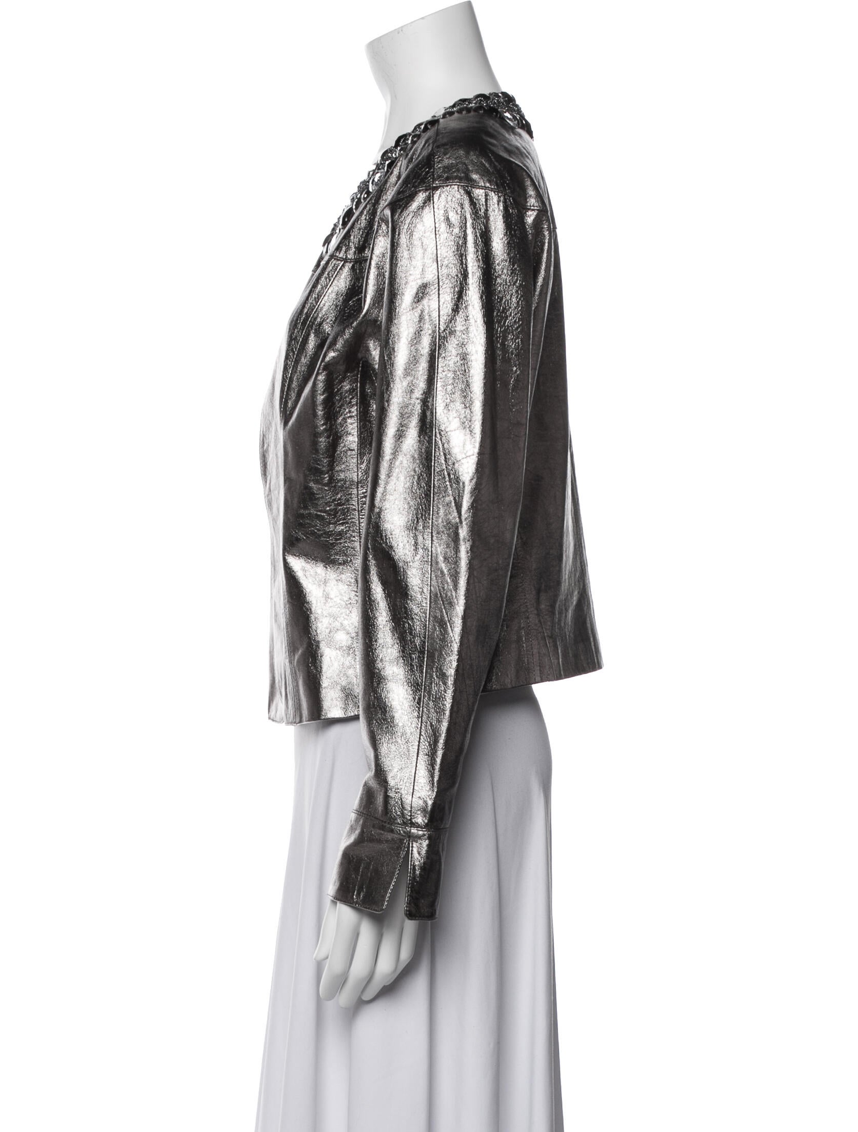 Lafayette 148 Leather Evening Jacket