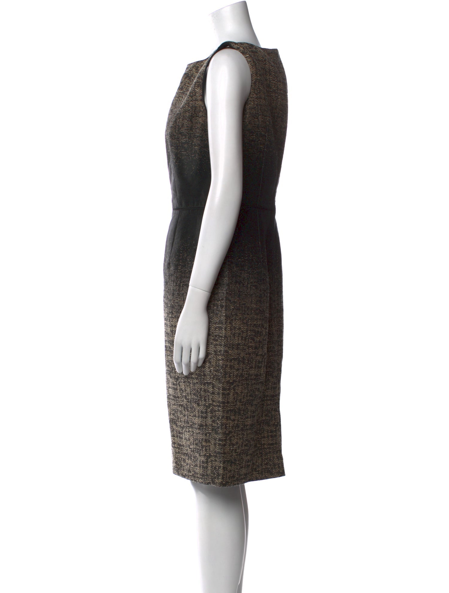 Lafayette 148 Bateau Neckline Knee-Length Dress