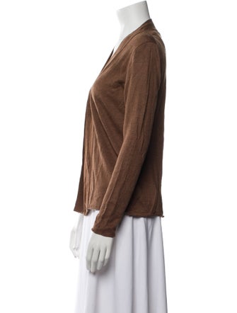 Lafayette 148 Linen V-Neck Sweater