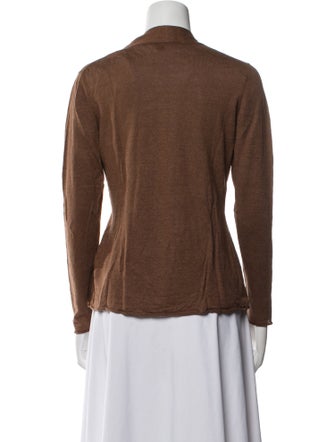 Lafayette 148 Linen V-Neck Sweater