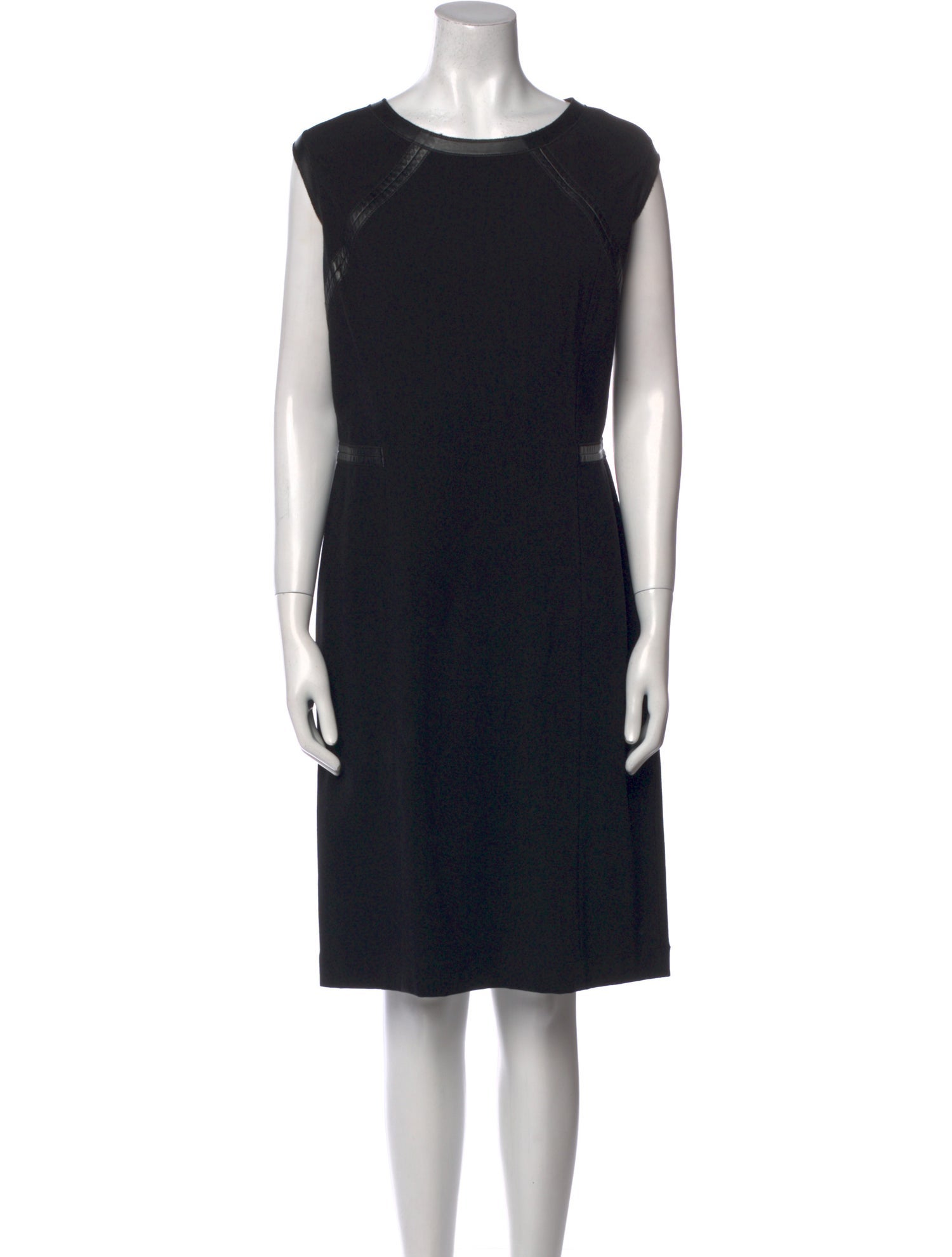 Lafayette 148 Crew Neck Knee-Length Dress
