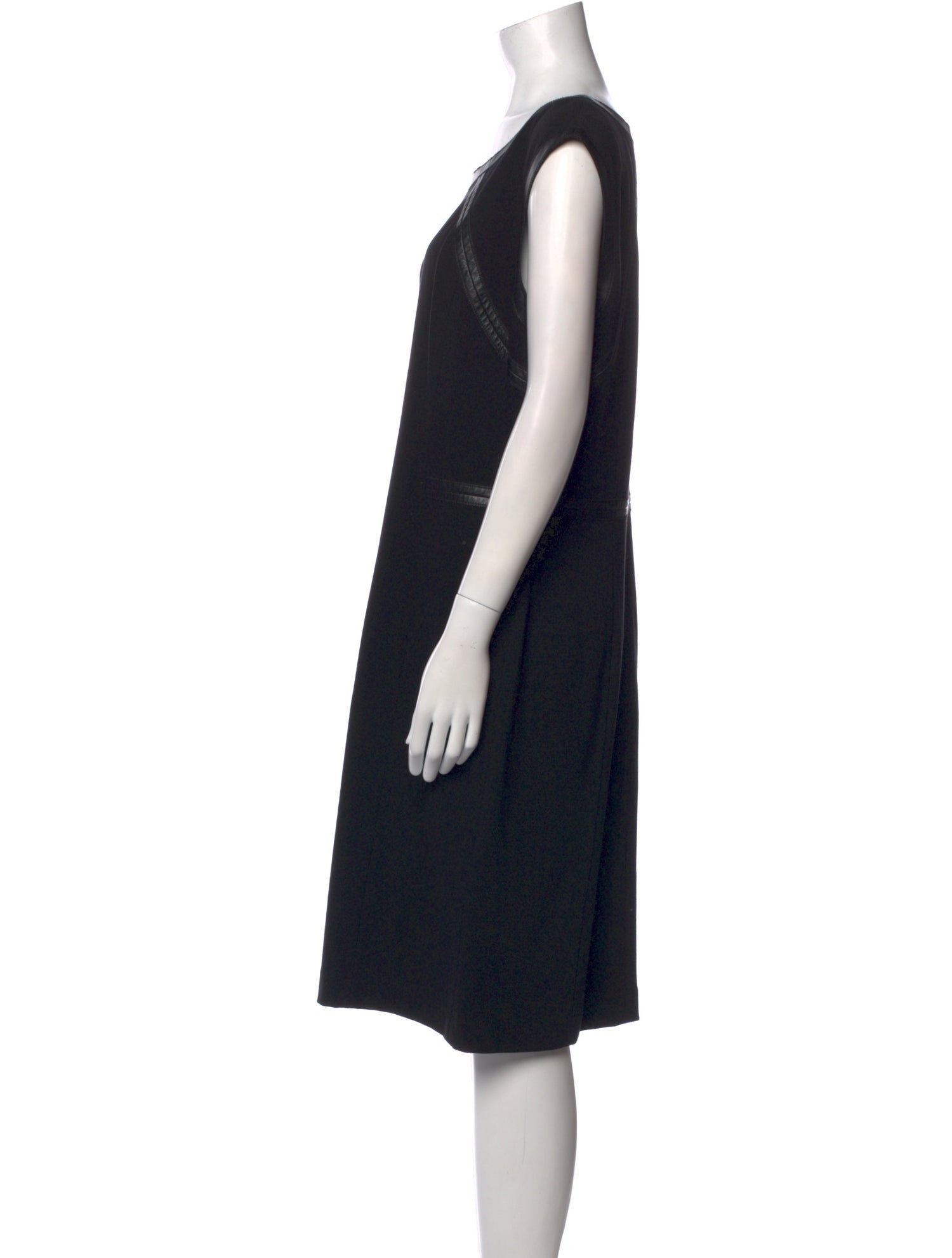 Lafayette 148 Crew Neck Knee-Length Dress