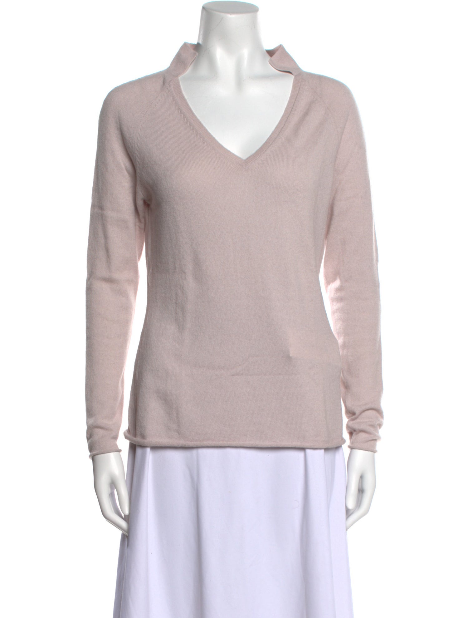Lafayette 148 Cashmere V-Neck Sweater