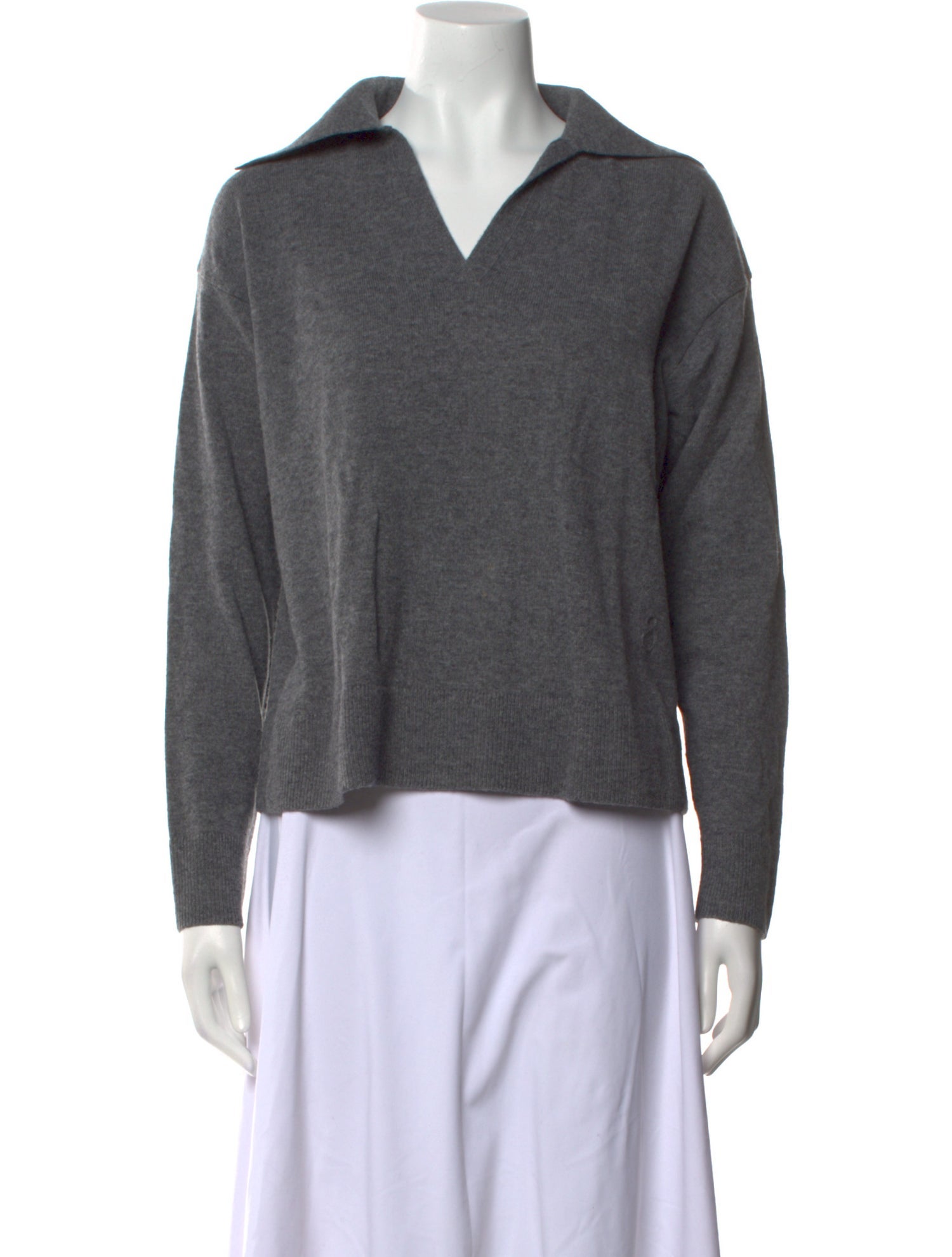 Lafayette 148 Wool V-Neck Sweater