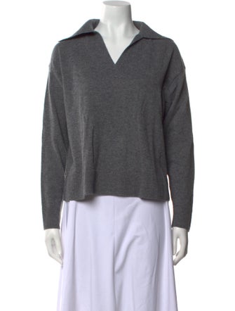 Lafayette 148 Wool V-Neck Sweater