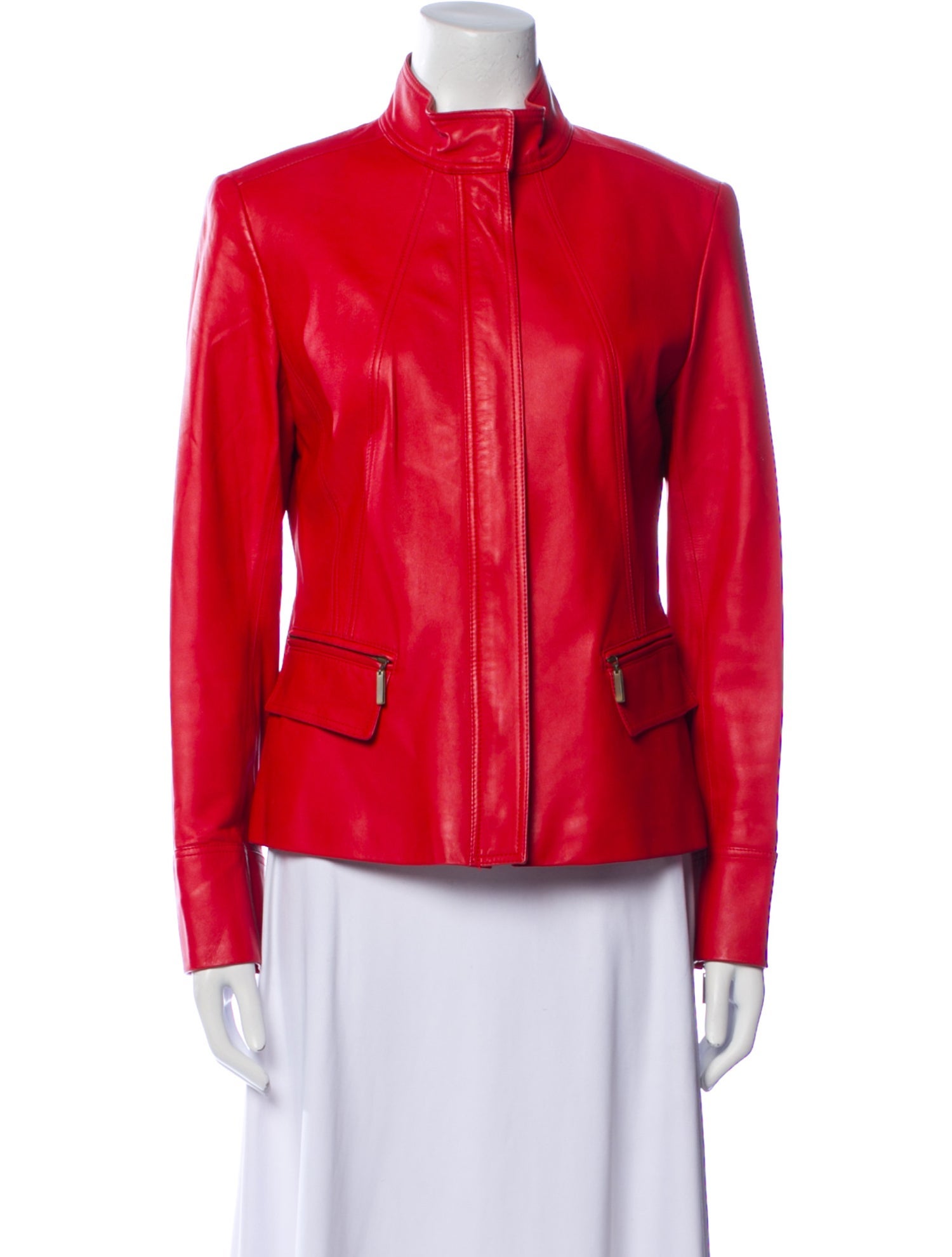 Lafayette 148 Leather Biker Jacket