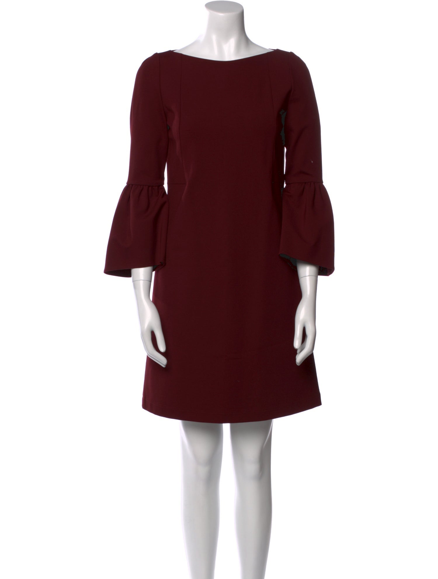 Lafayette 148 Bateau Neckline Mini Dress