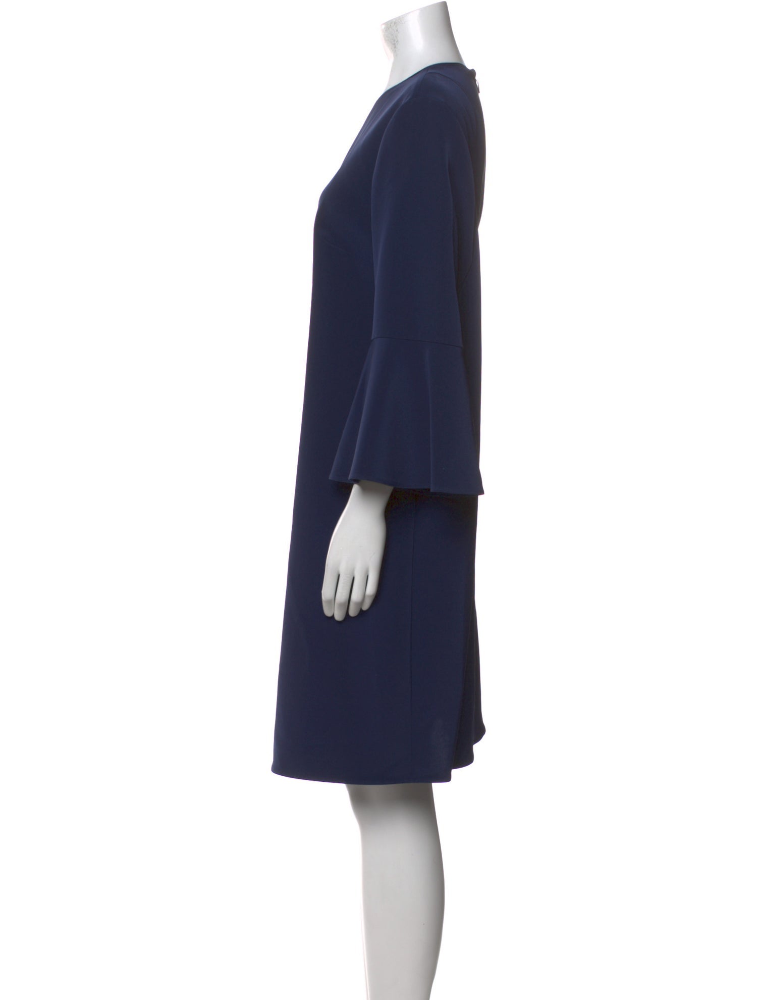 Lafayette 148 Crew Neck Knee-Length Dress