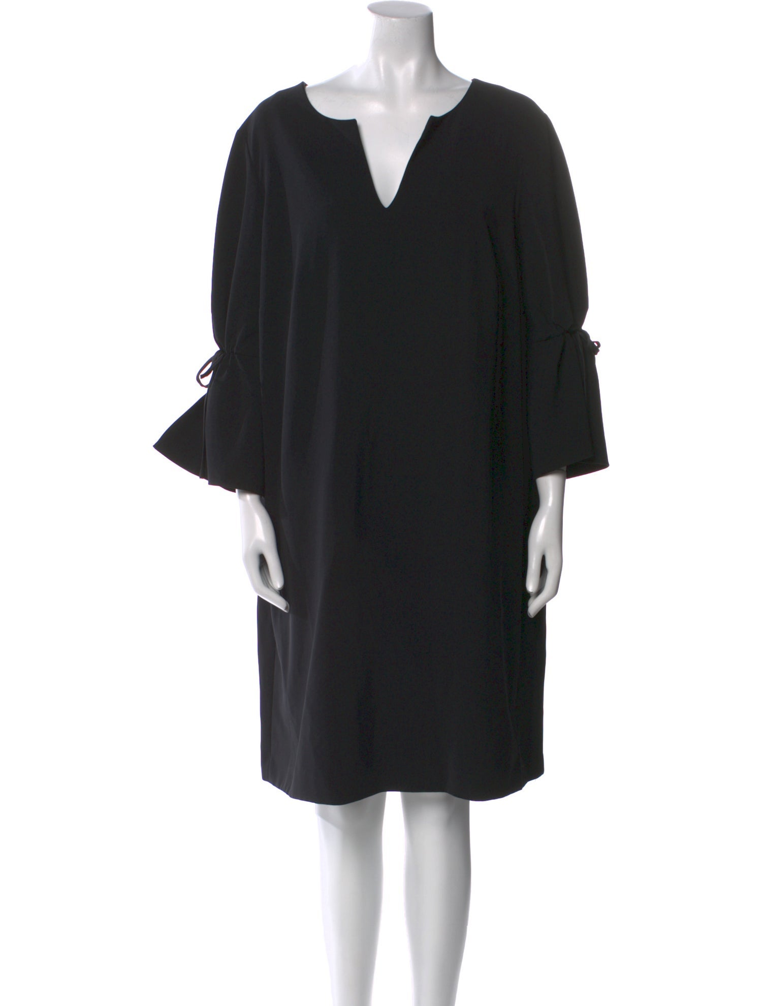 Lafayette 148 V-Neck Knee-Length Dress