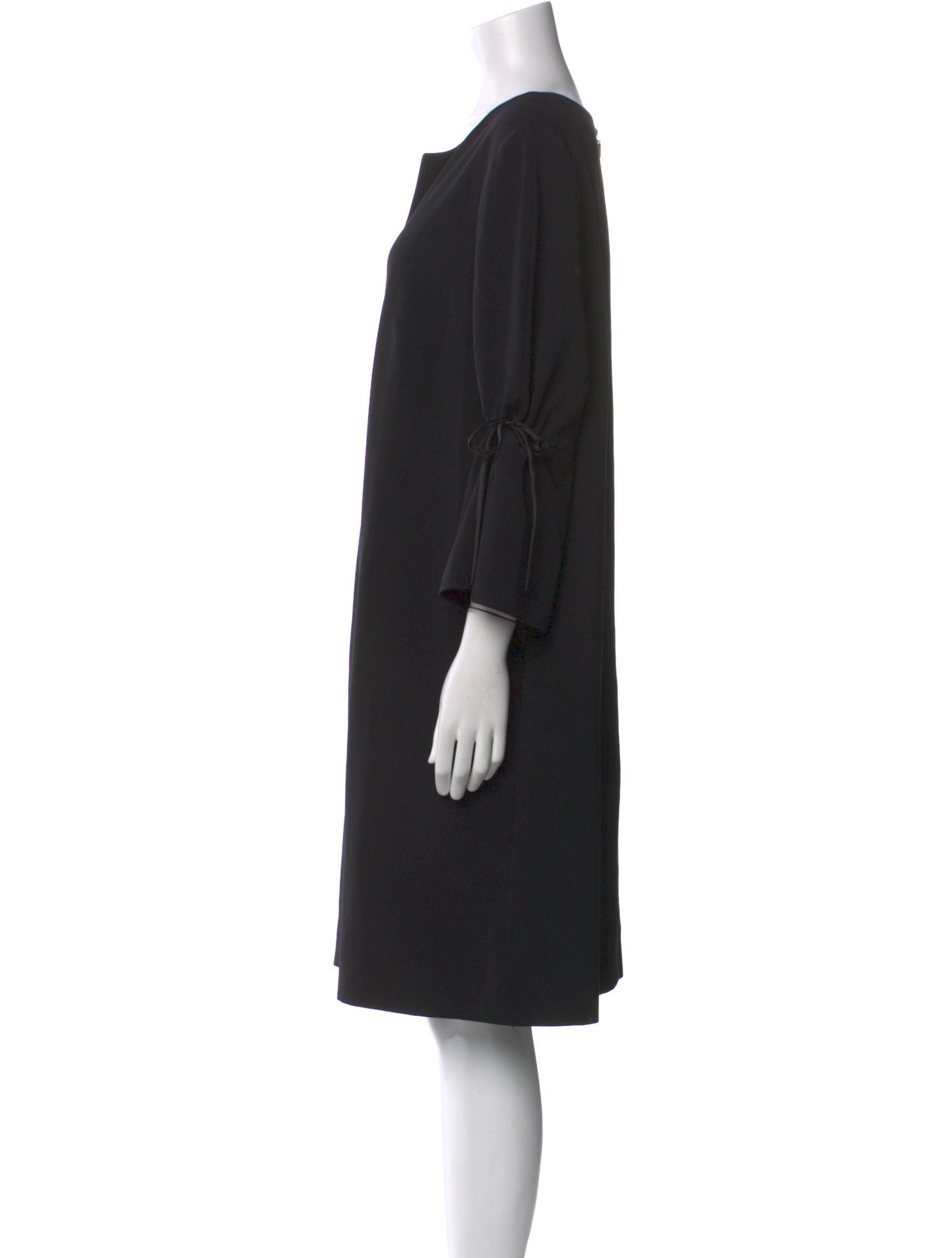 Lafayette 148 V-Neck Knee-Length Dress