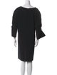 Lafayette 148 V-Neck Knee-Length Dress