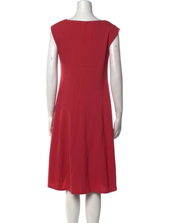 Lafayette 148 Bateau Neckline Knee-Length Dress