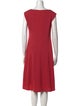 Lafayette 148 Bateau Neckline Knee-Length Dress