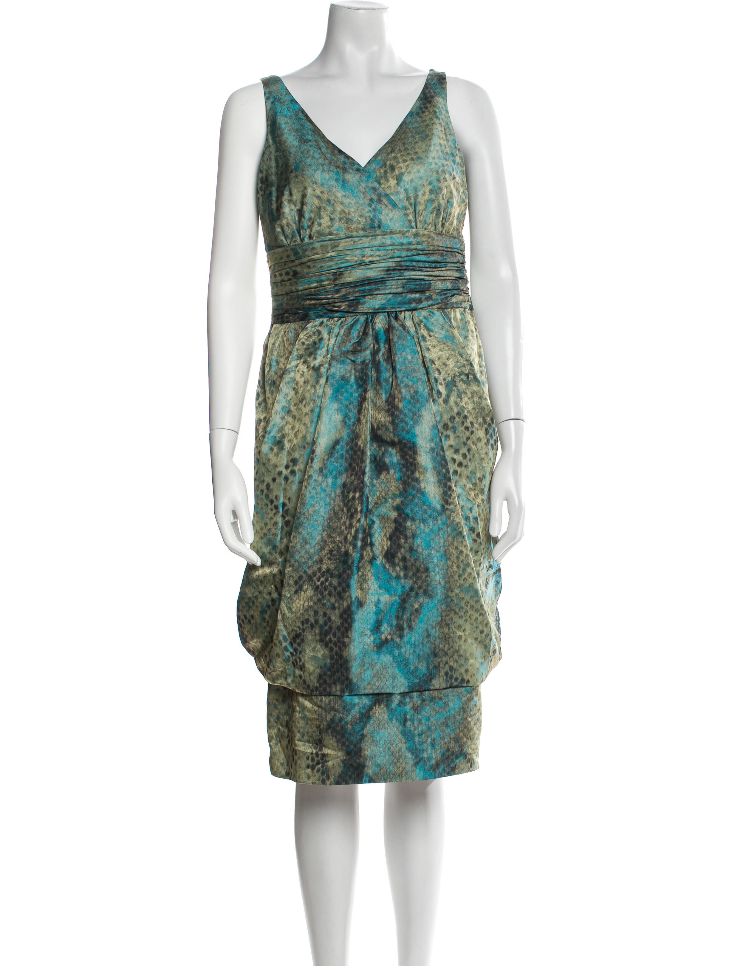 Lafayette 148 Printed Knee-Length Dress