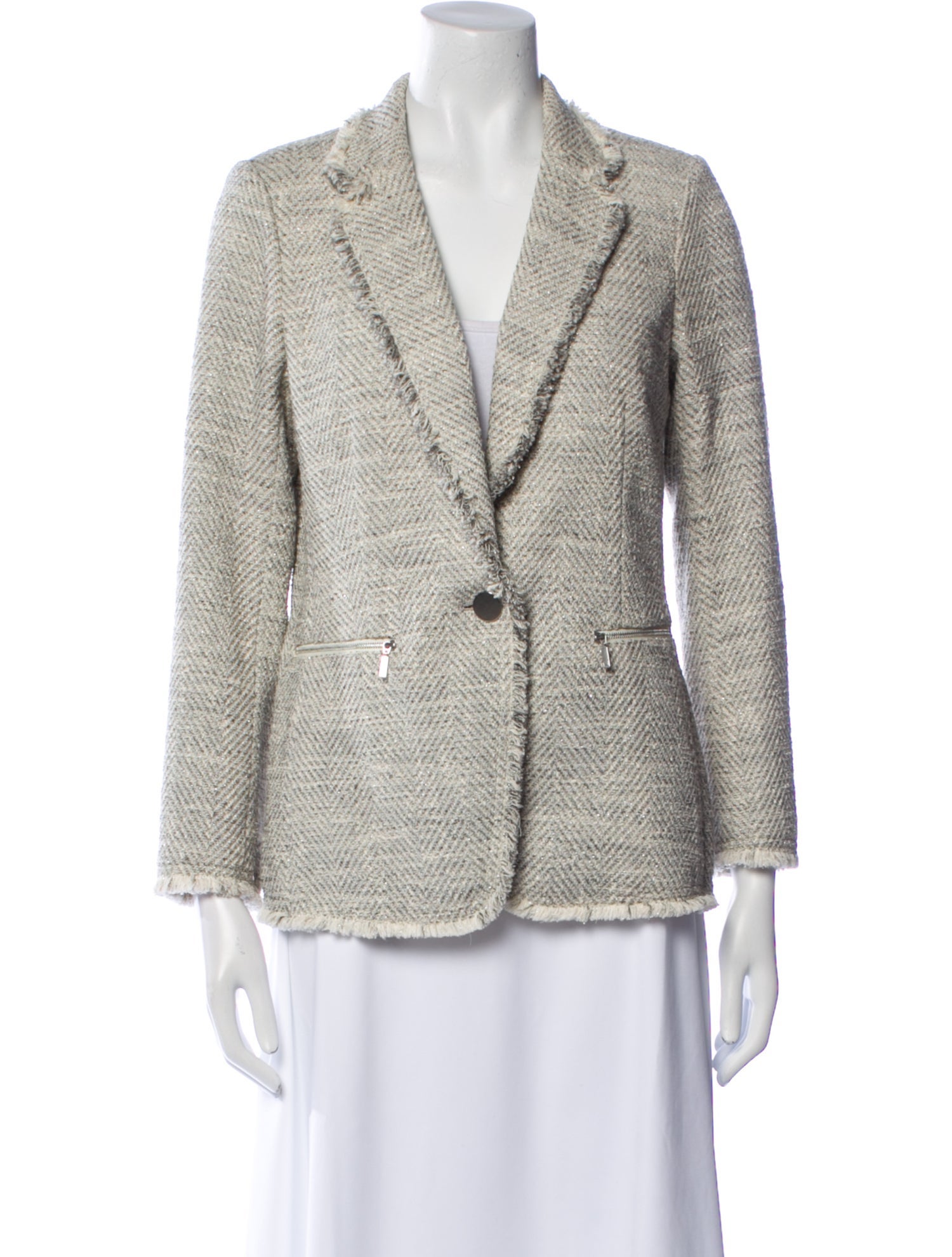 Lafayette 148 Tweed Pattern Blazer