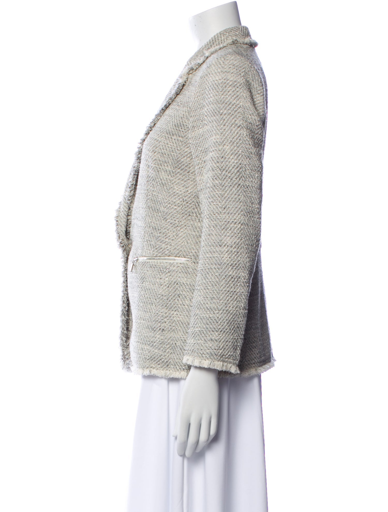 Lafayette 148 Tweed Pattern Blazer