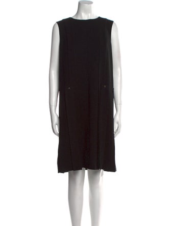 Lafayette 148 Bateau Neckline Knee-Length Dress