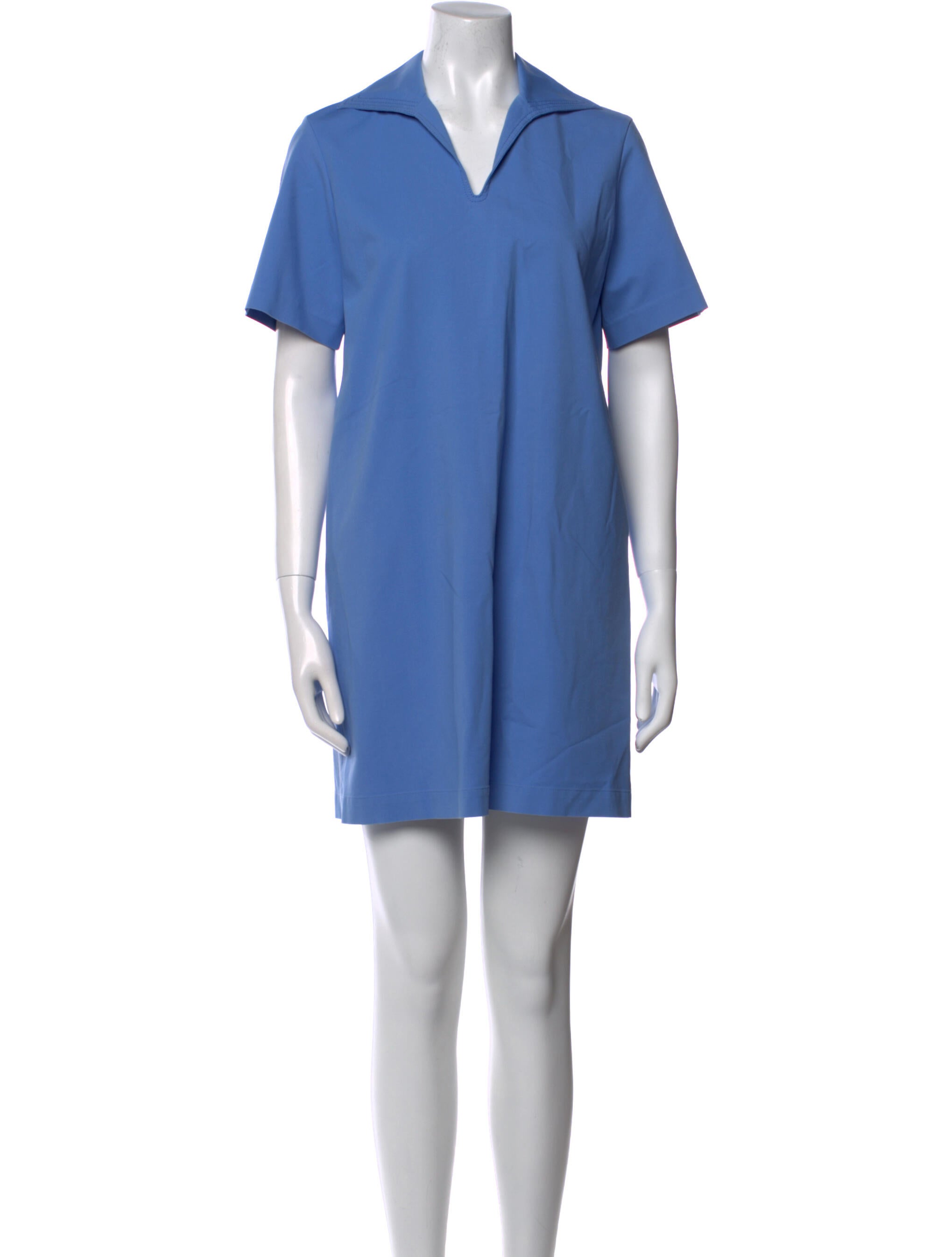 Lafayette 148 V-Neck Mini Dress