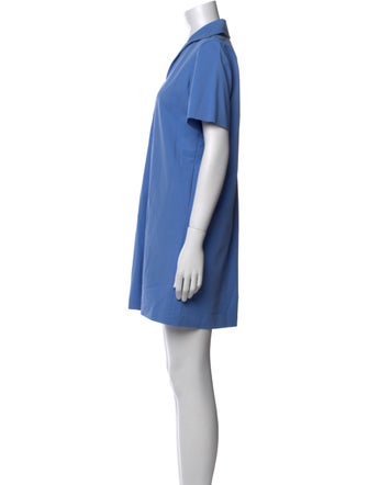 Lafayette 148 V-Neck Mini Dress