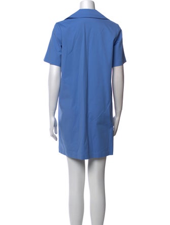 Lafayette 148 V-Neck Mini Dress