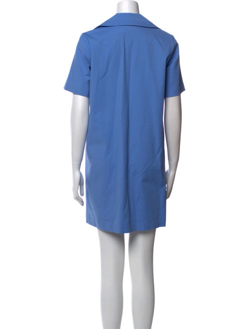 Lafayette 148 V-Neck Mini Dress