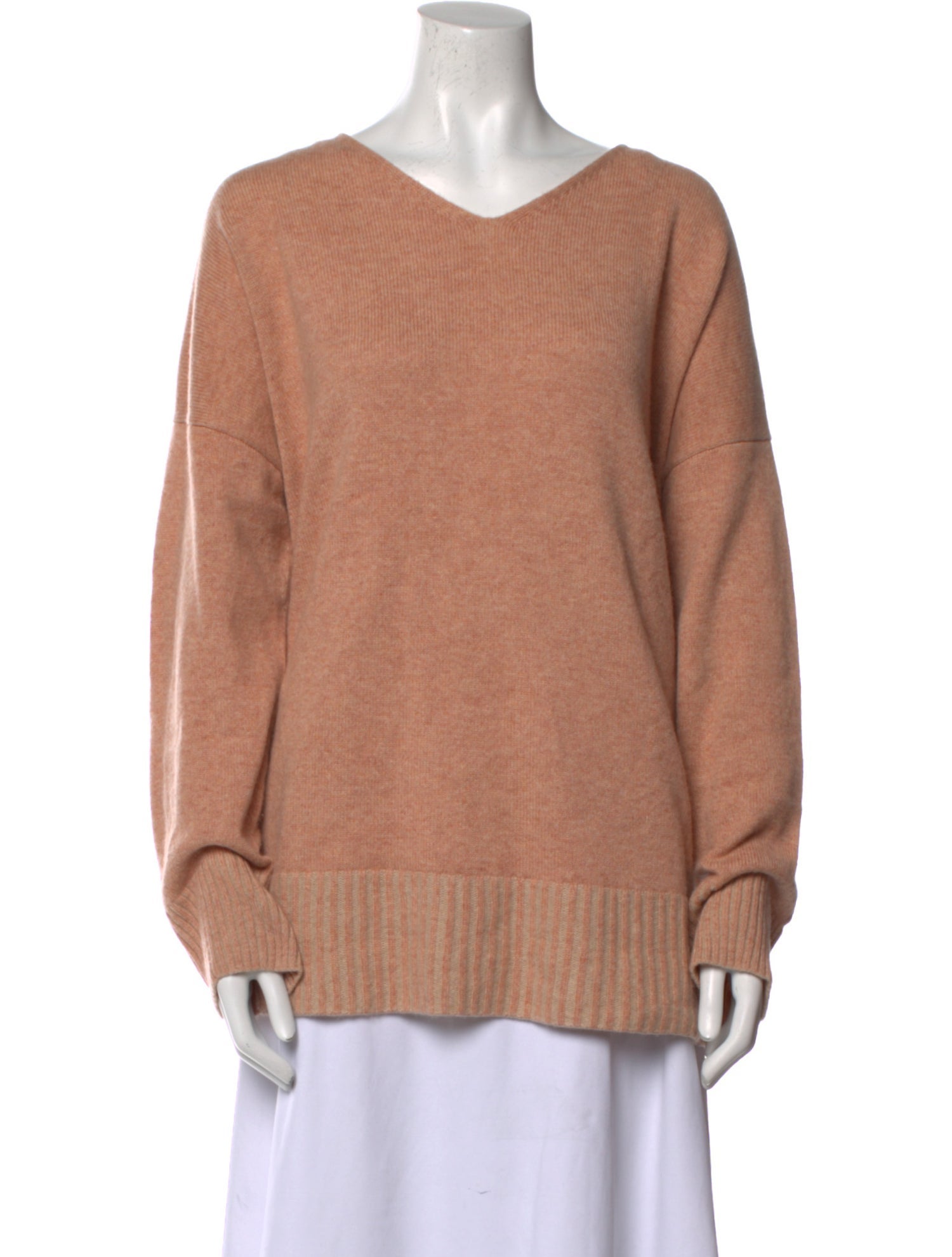 Lafayette 148 Cashmere V-Neck Sweater