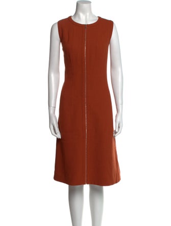 Lafayette 148 Wool Midi Length Dress