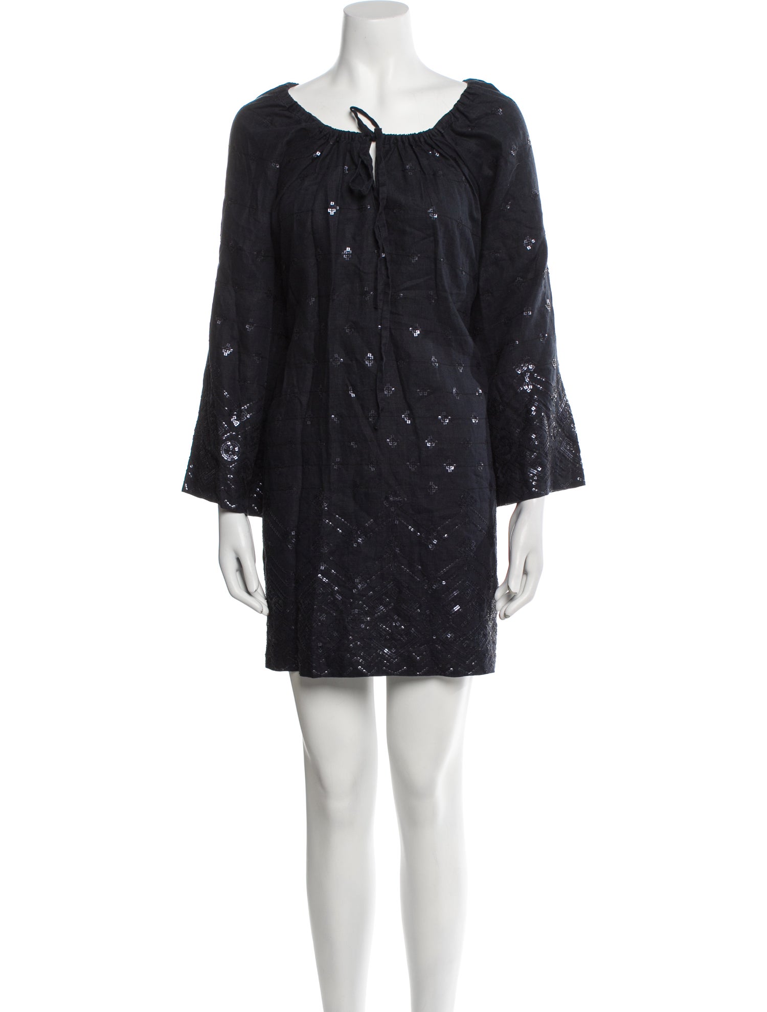 Lafayette 148 Linen Mini Dress