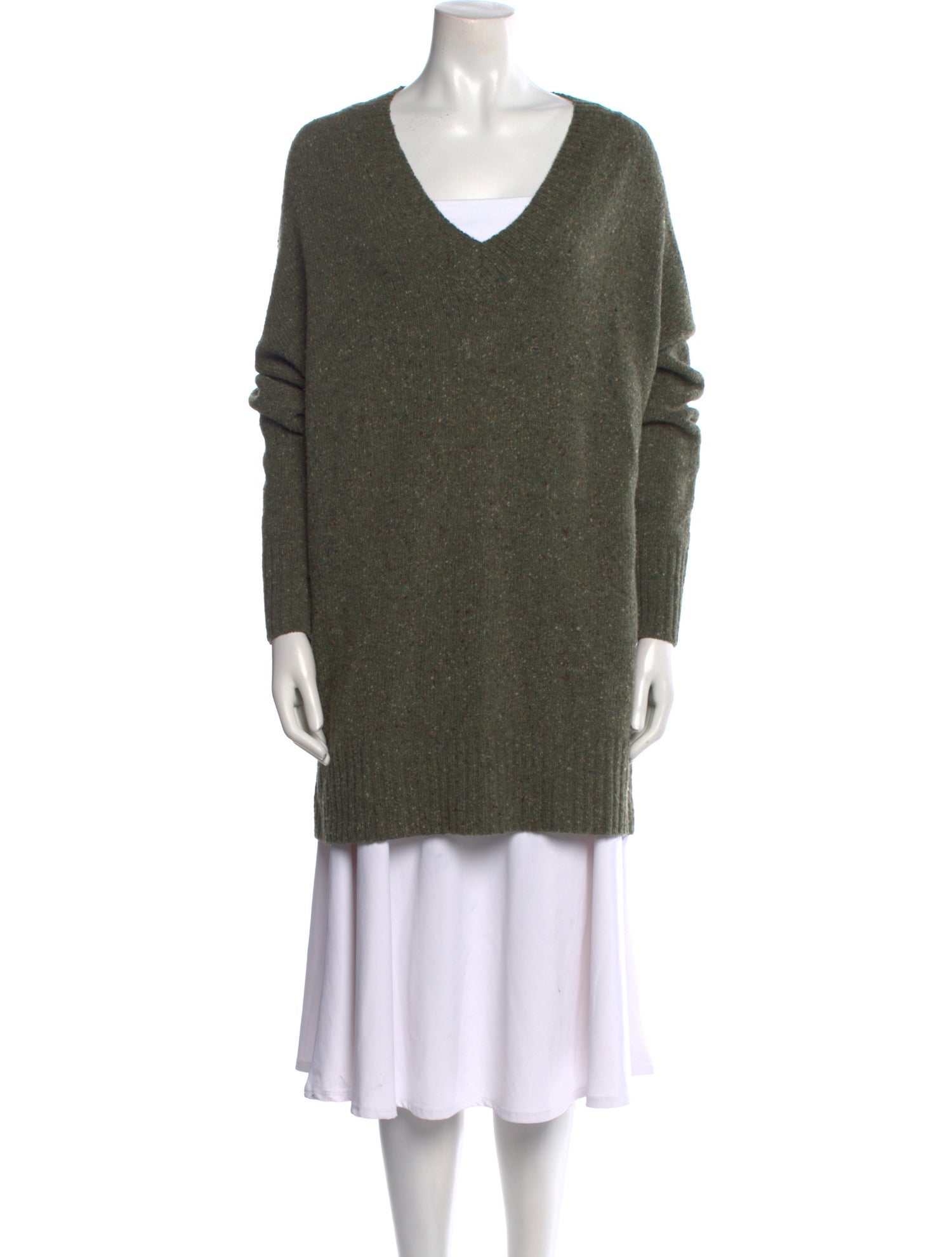 Lafayette 148 Cashmere V-Neck Sweater