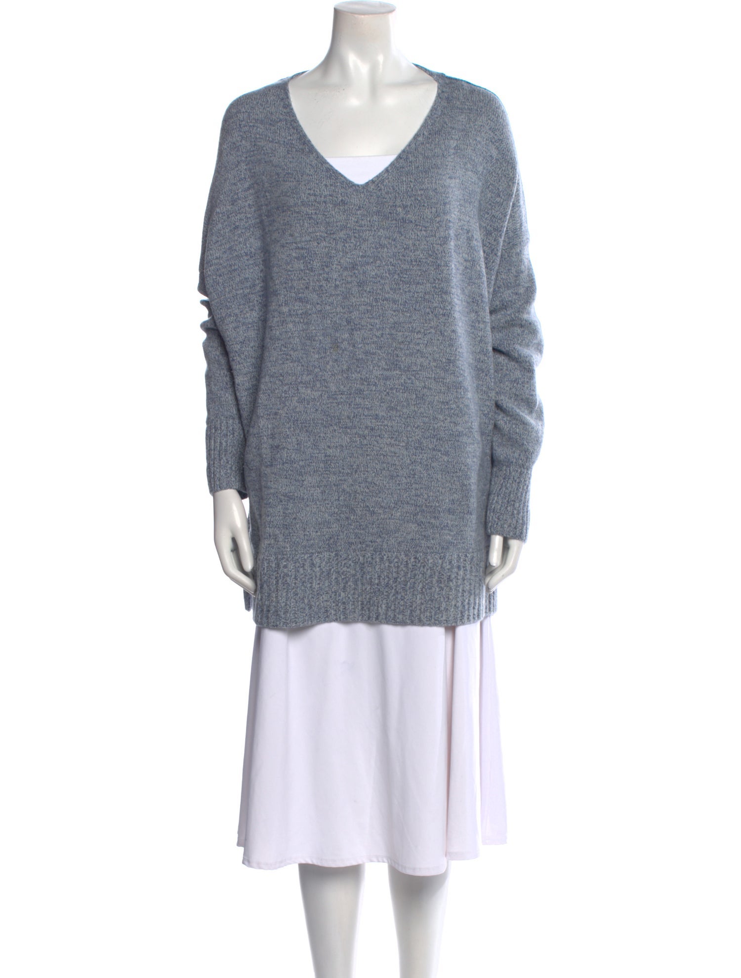 Lafayette 148 Cashmere V-Neck Sweater