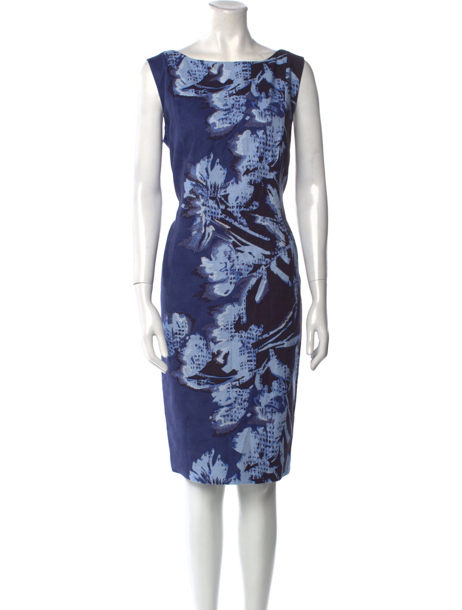 Lafayette 148 Printed Knee-Length Dress