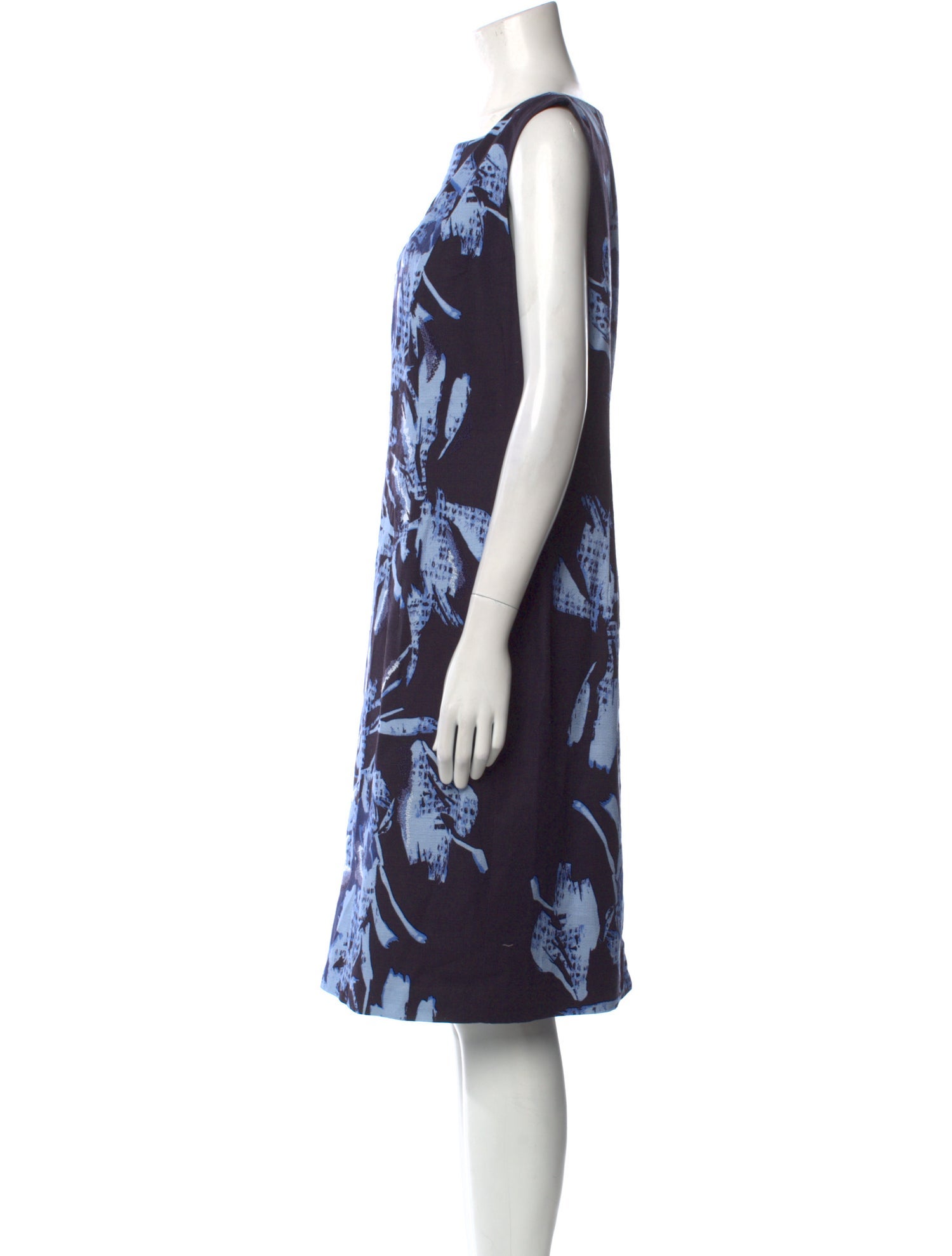 Lafayette 148 Printed Knee-Length Dress