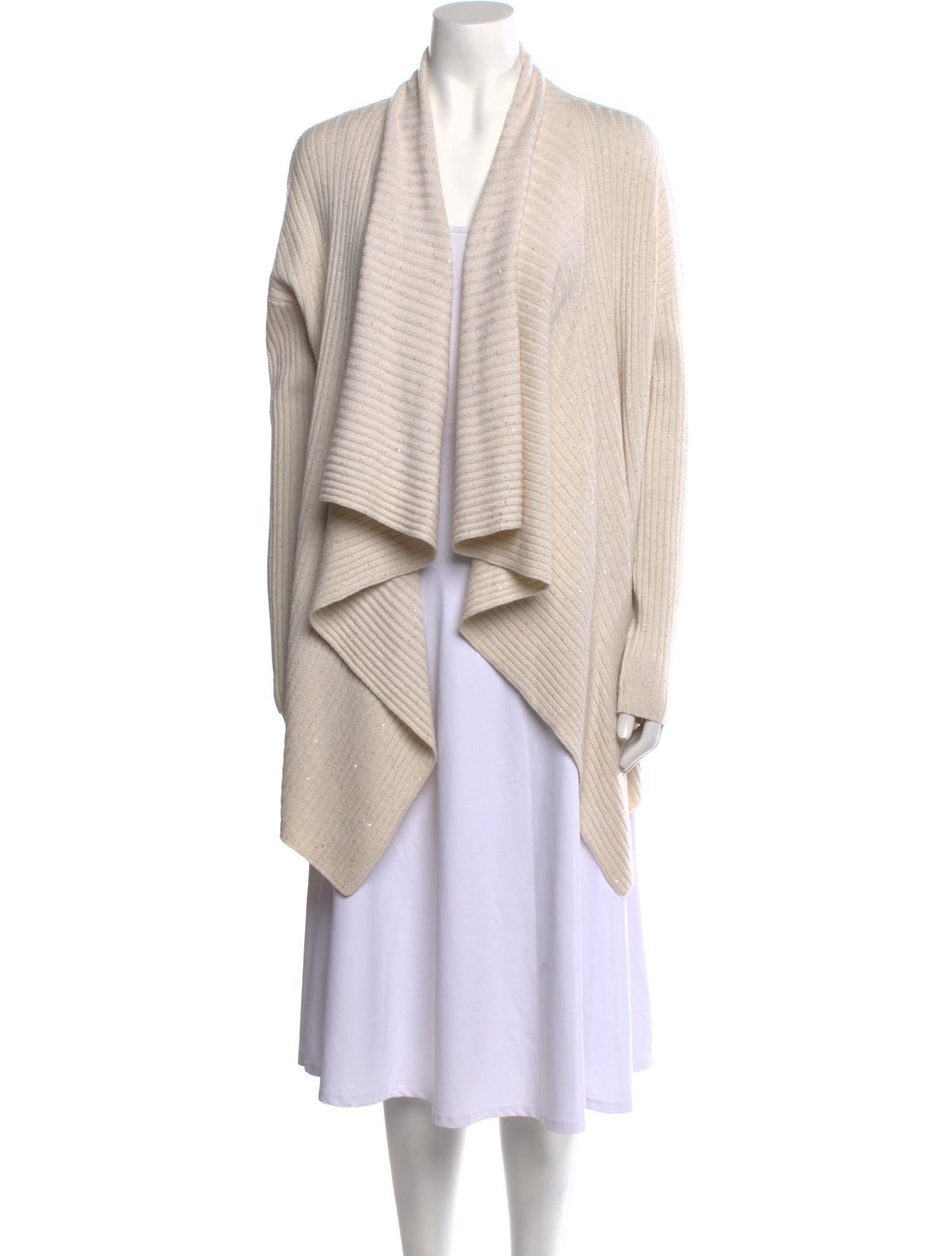 Lafayette 148 Silk Open Front Sweater