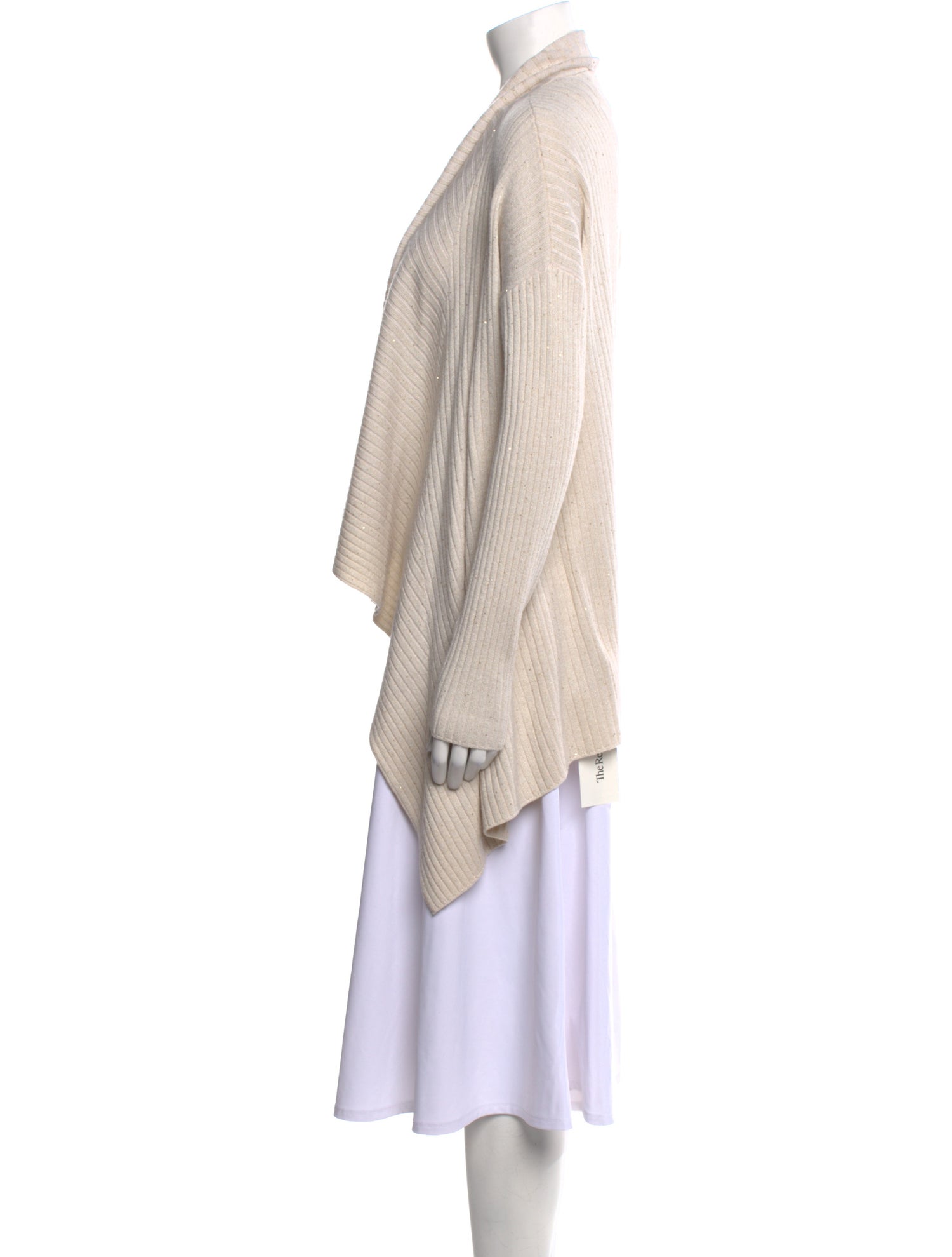 Lafayette 148 Silk Open Front Sweater