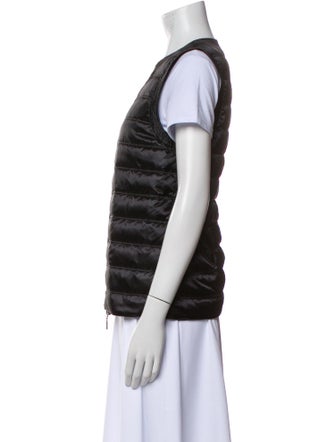 Lafayette 148 Nylon Striped Down Jacket