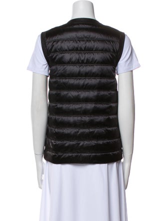 Lafayette 148 Nylon Striped Down Jacket