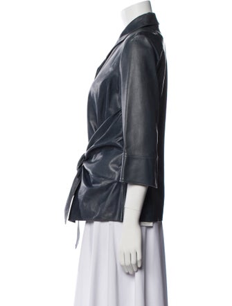 Lafayette 148 Leather Biker Jacket