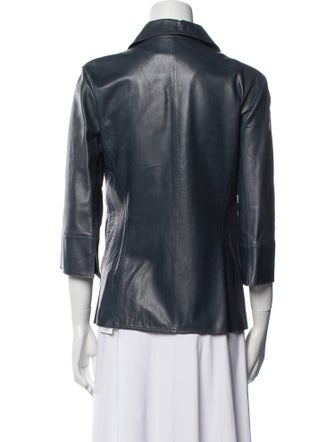 Lafayette 148 Leather Biker Jacket