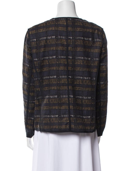 Lafayette 148 Plaid Print Evening Jacket