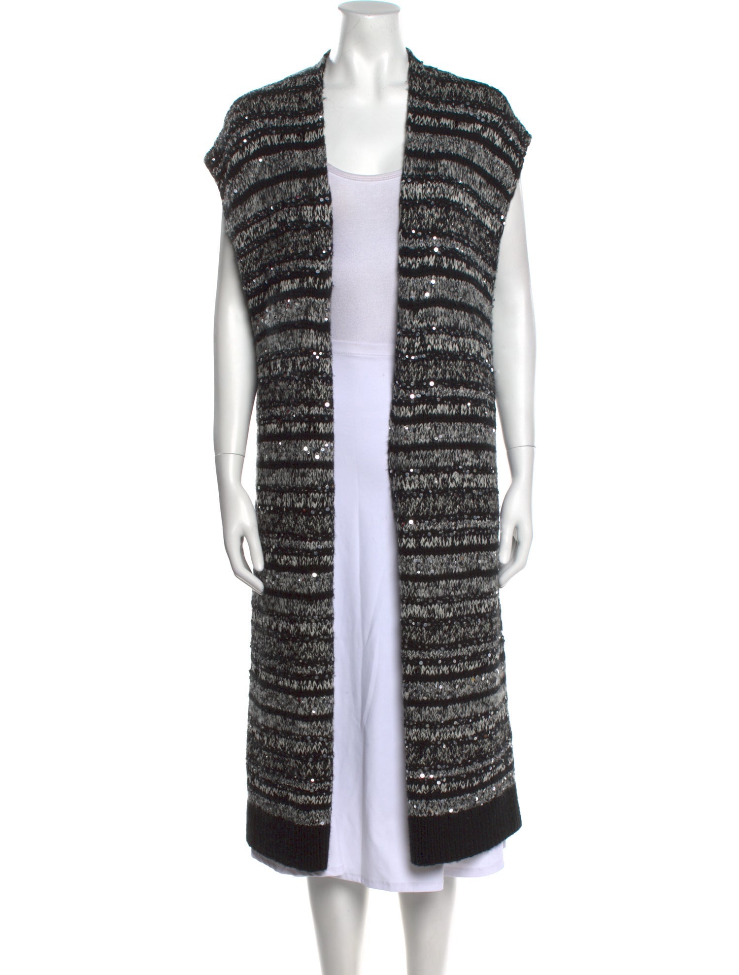 Lafayette 148 Cashmere Striped Sweater