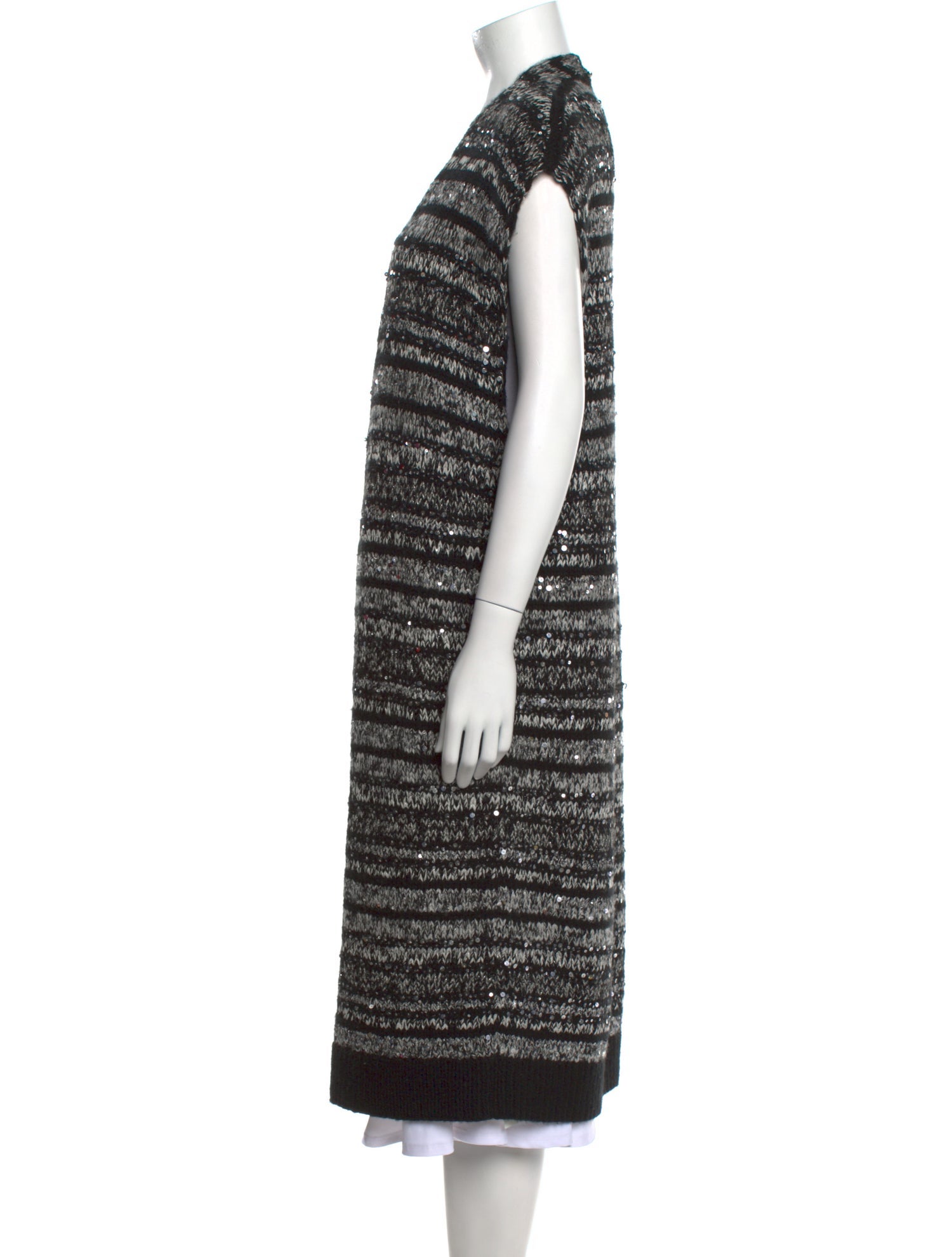 Lafayette 148 Cashmere Striped Sweater