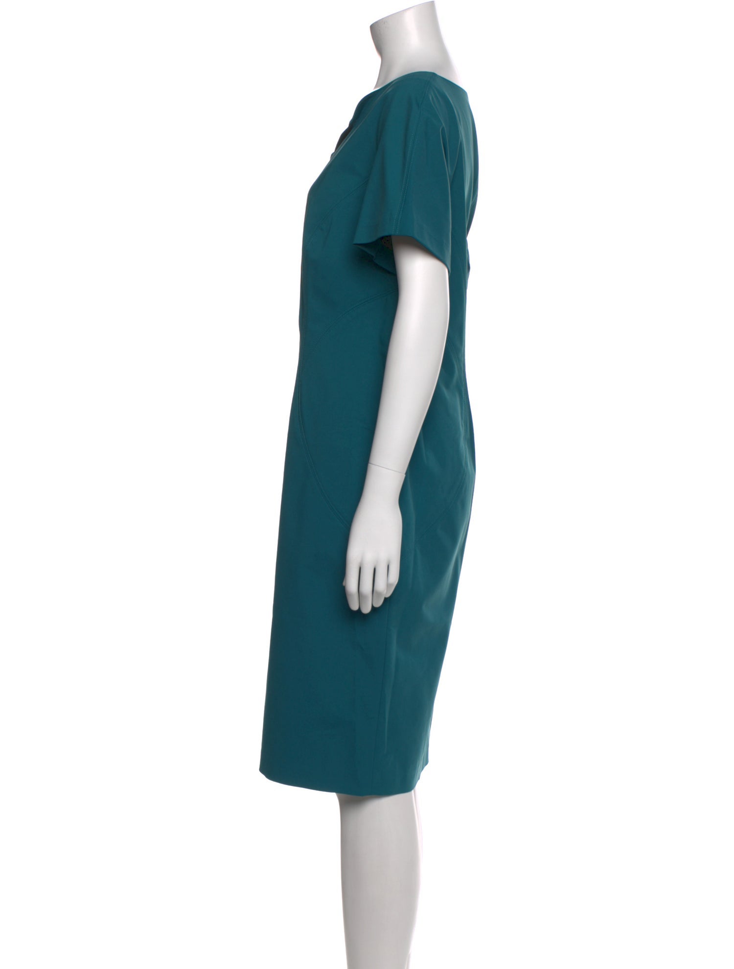Lafayette 148 V-Neck Midi Length Dress w/ Tags